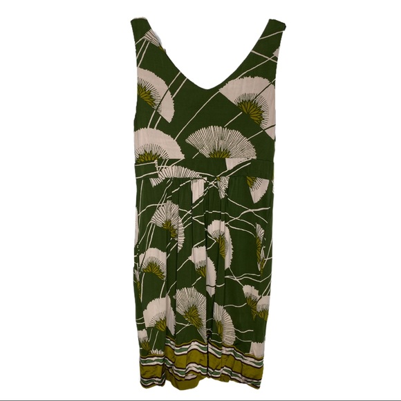 BCBGMaxazria Olive Sleeveless Dress Size Large - Picture 2 of 7